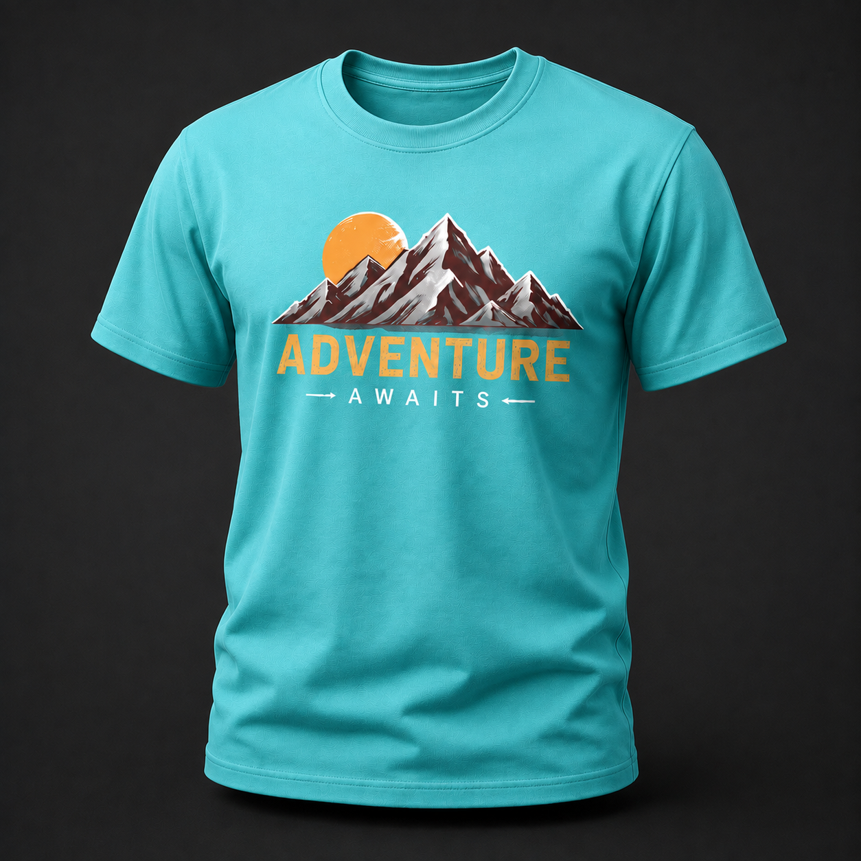 Adventure Awaits Cotton T Shirt