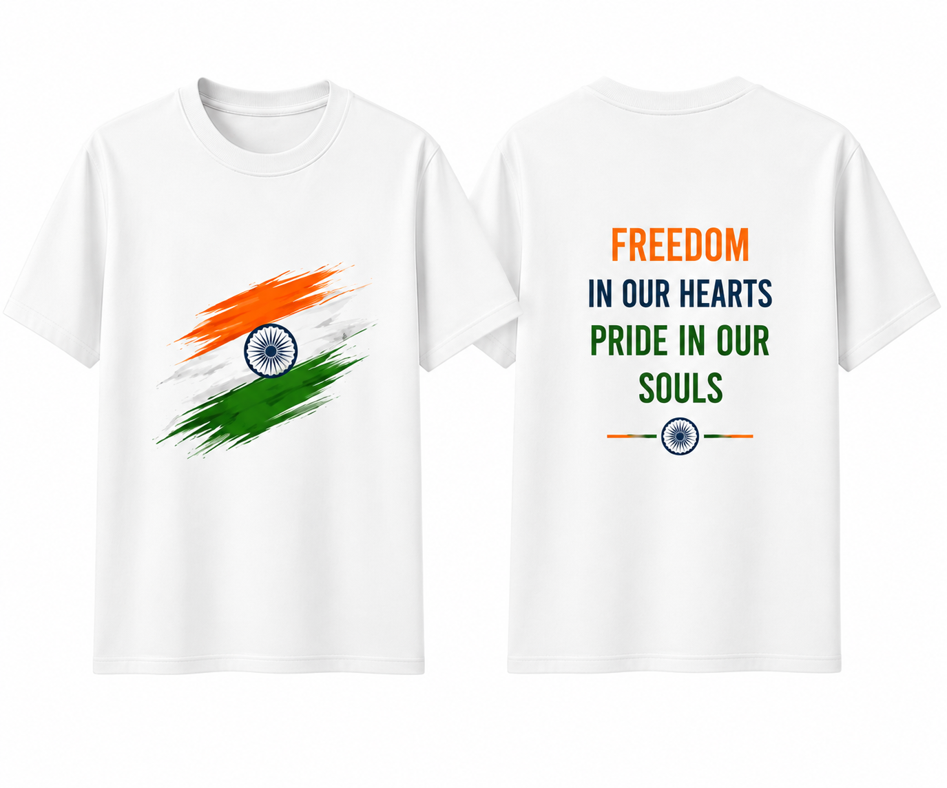 Freedom In Our Hearts Dual Graphics T Shirt