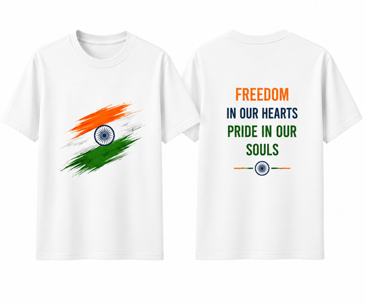 Freedom In Our Hearts Dual Graphics T Shirt