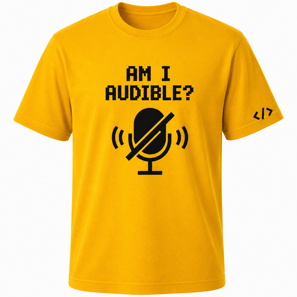 Am I Audible? Cotton T Shirt