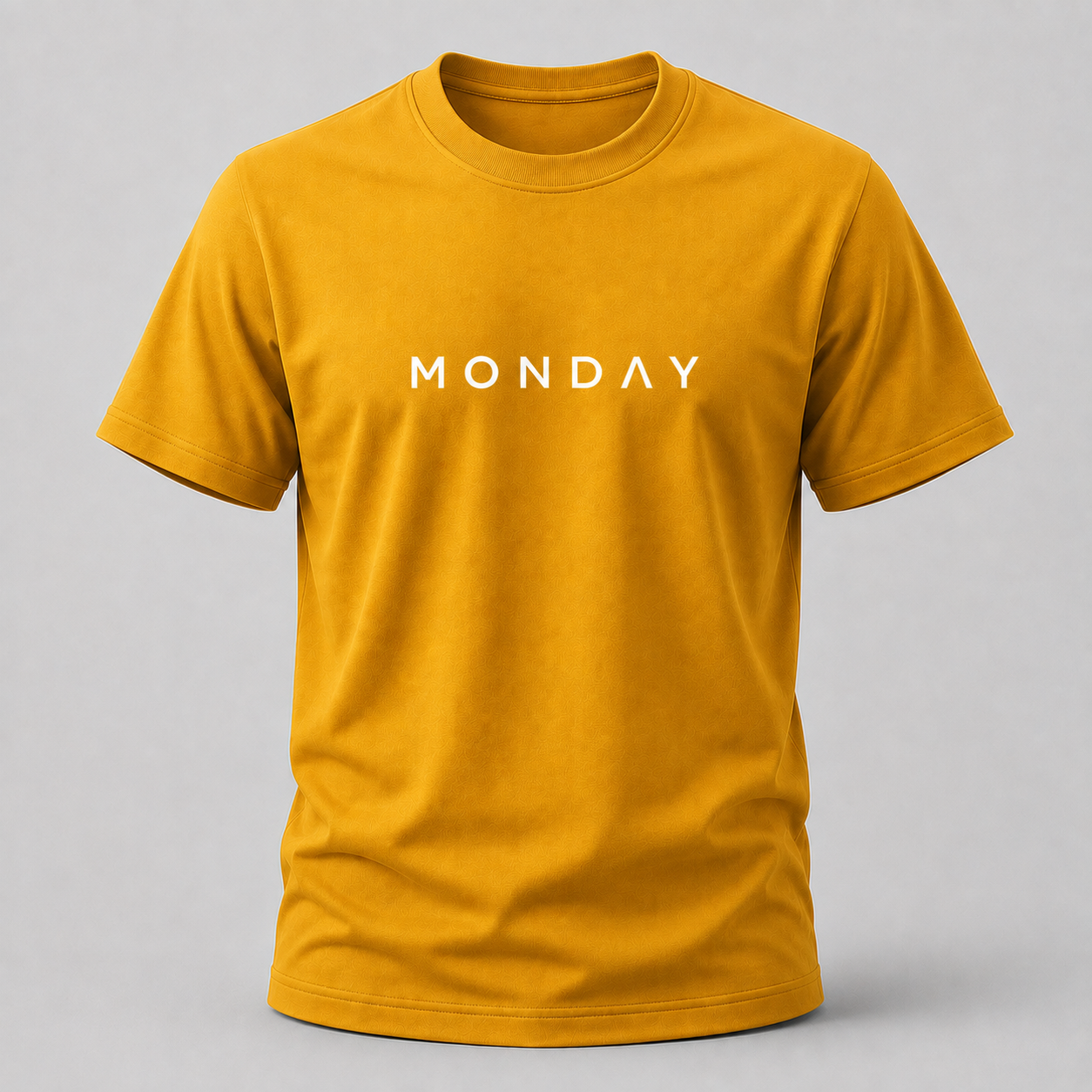 Monday Typography Cotton T Shirt