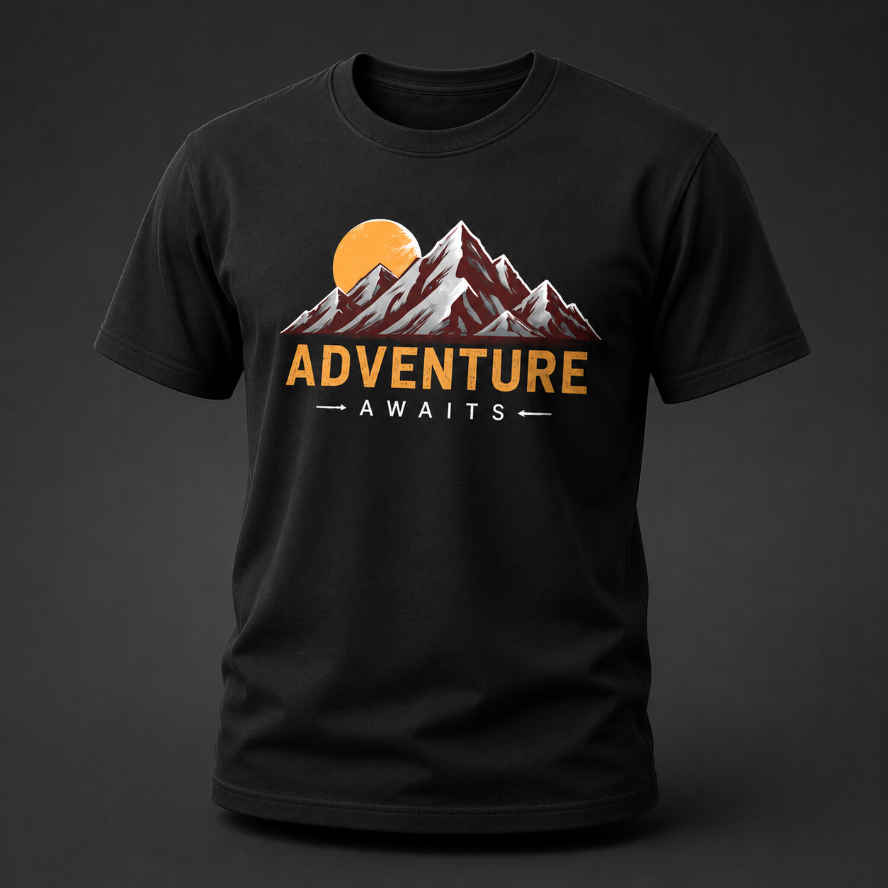 Adventure Awaits Cotton T Shirt