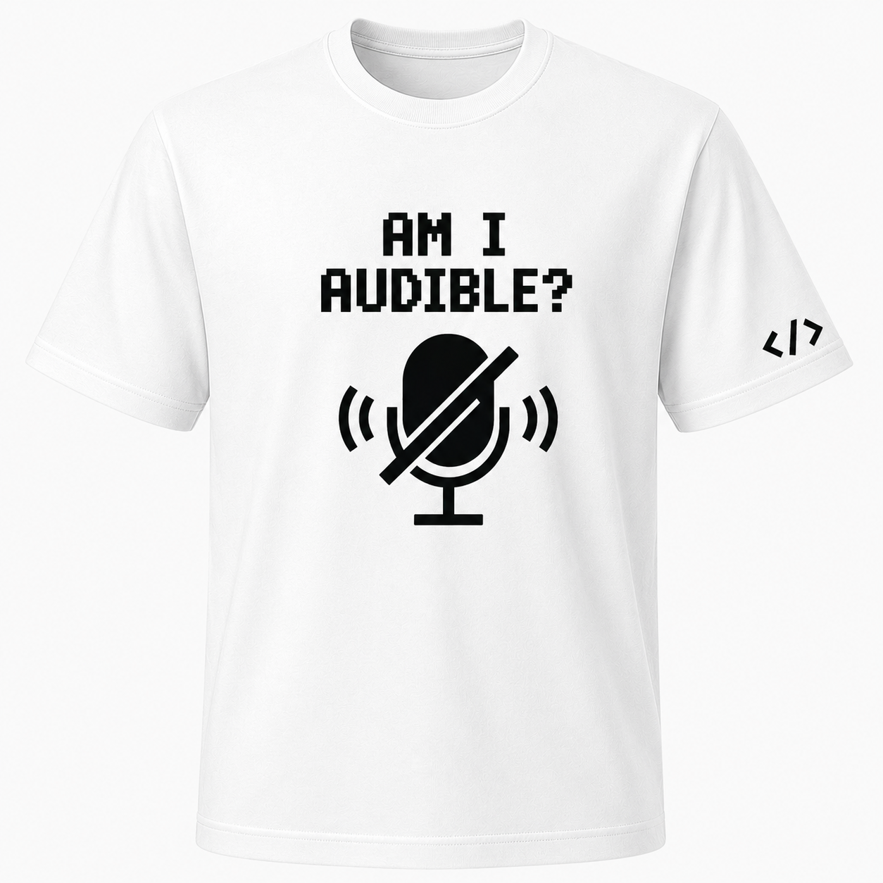 Am I Audible? Cotton T Shirt