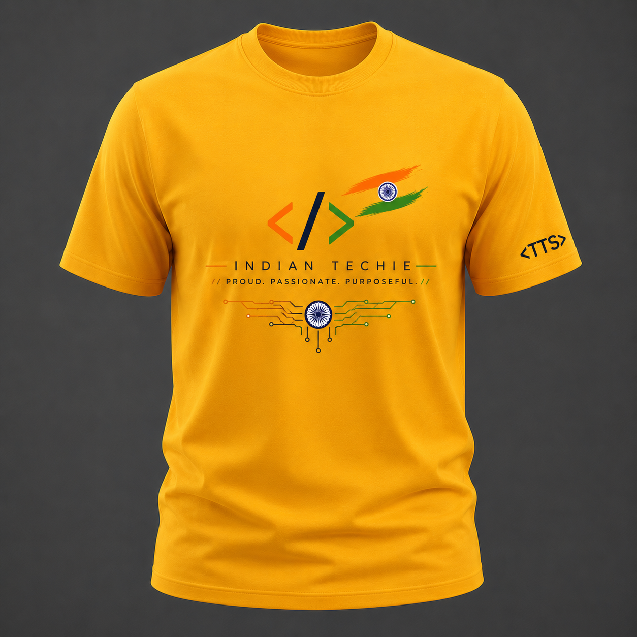 Indian Techie Cotton T Shirt