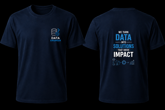 Data Engineer Solutions Dual Graphics T Shirt