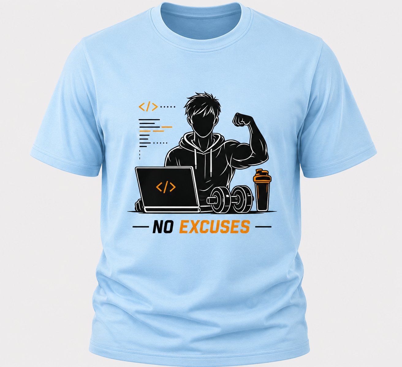 No Excuses Cotton T Shirt