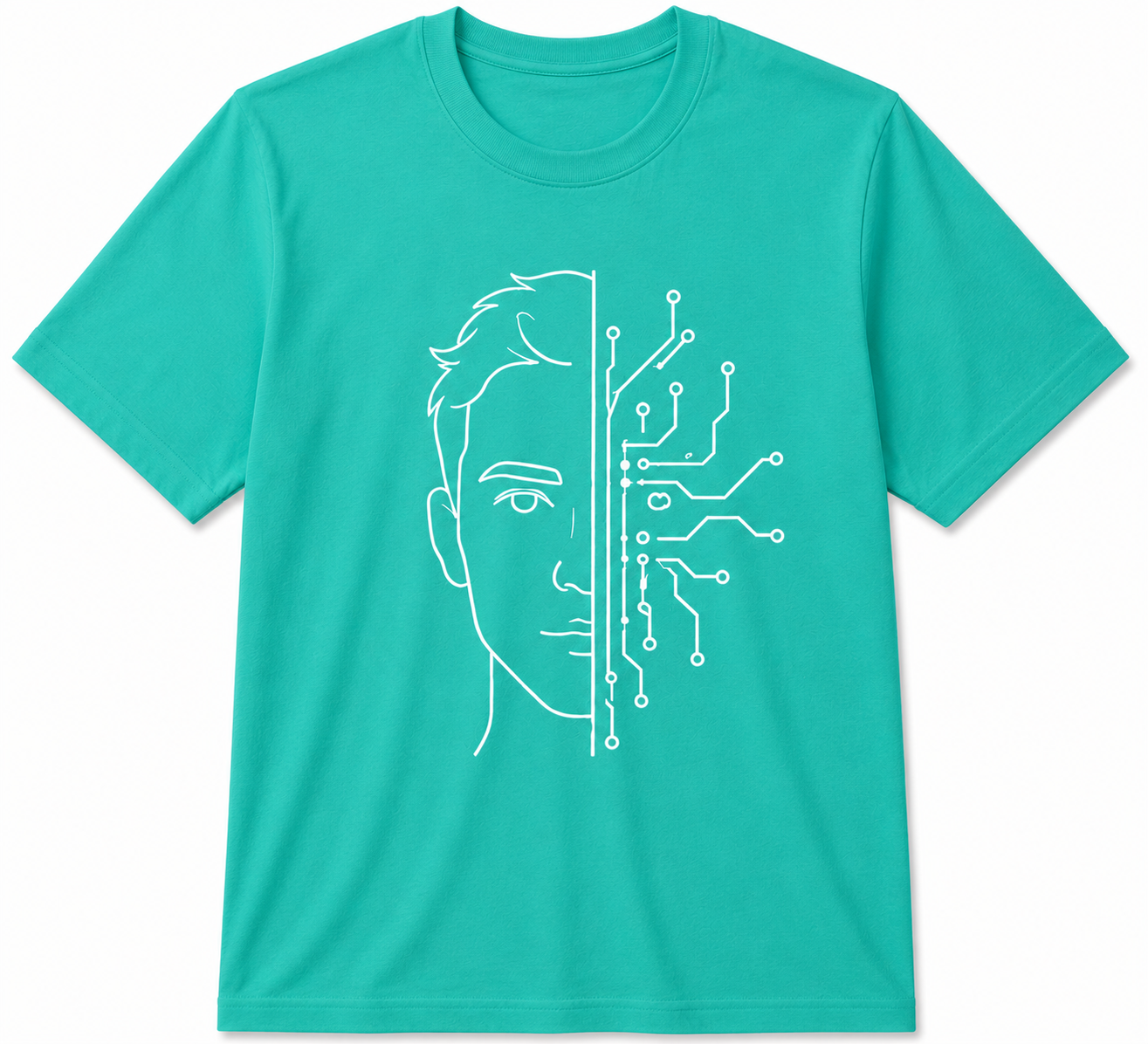 Digital God Cotton T Shirt