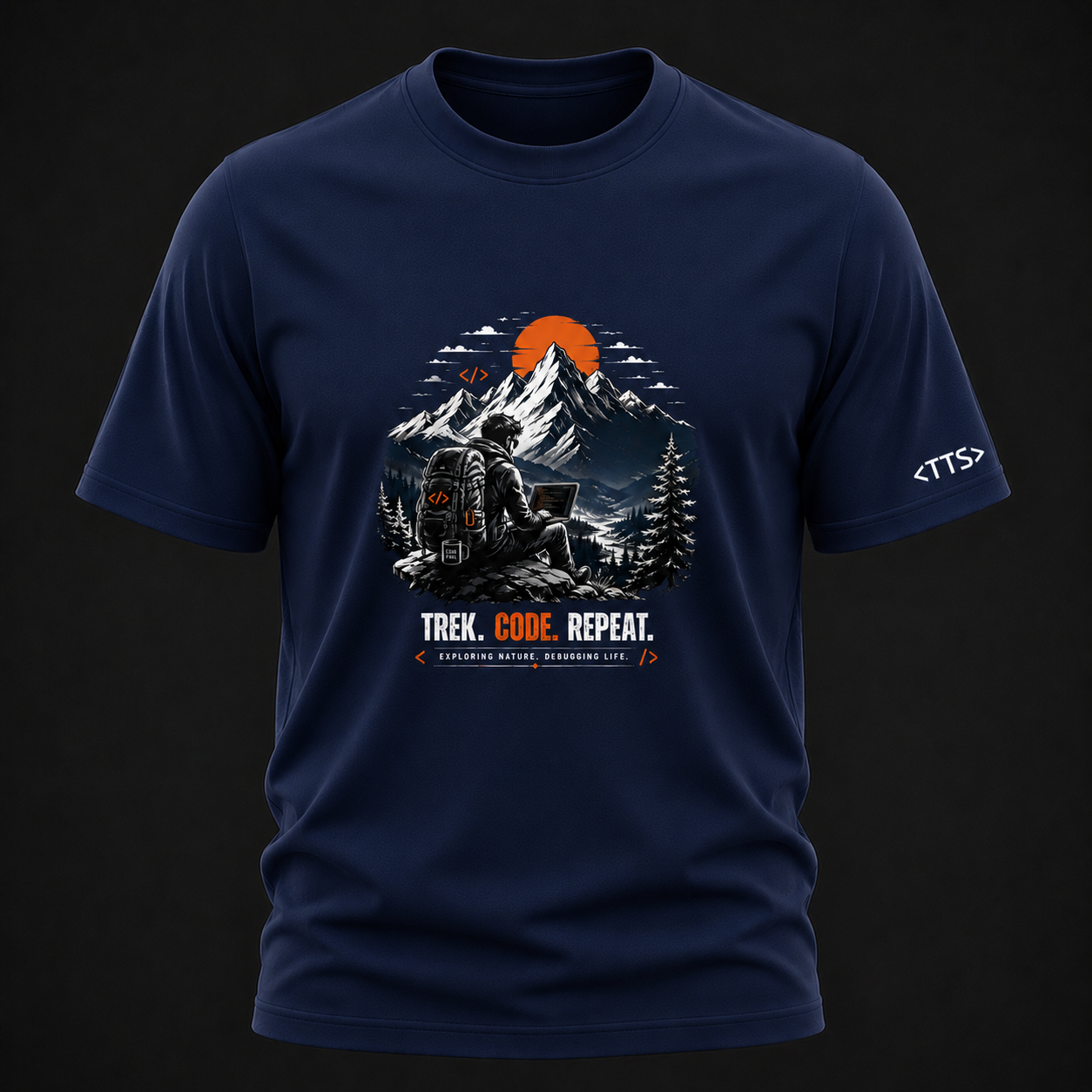 Trekker Techie Cotton T Shirt