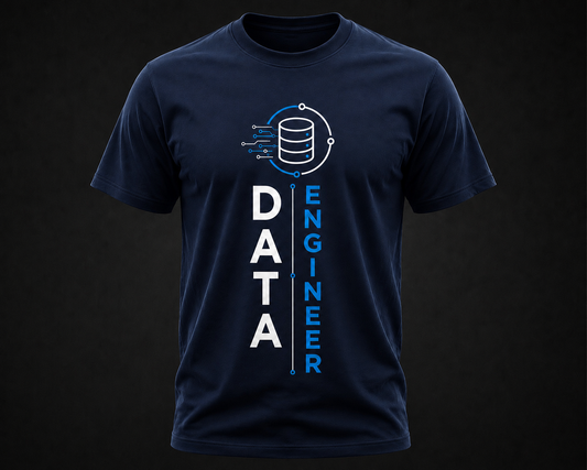 Data Engineer Vertical Cotton T Shirt