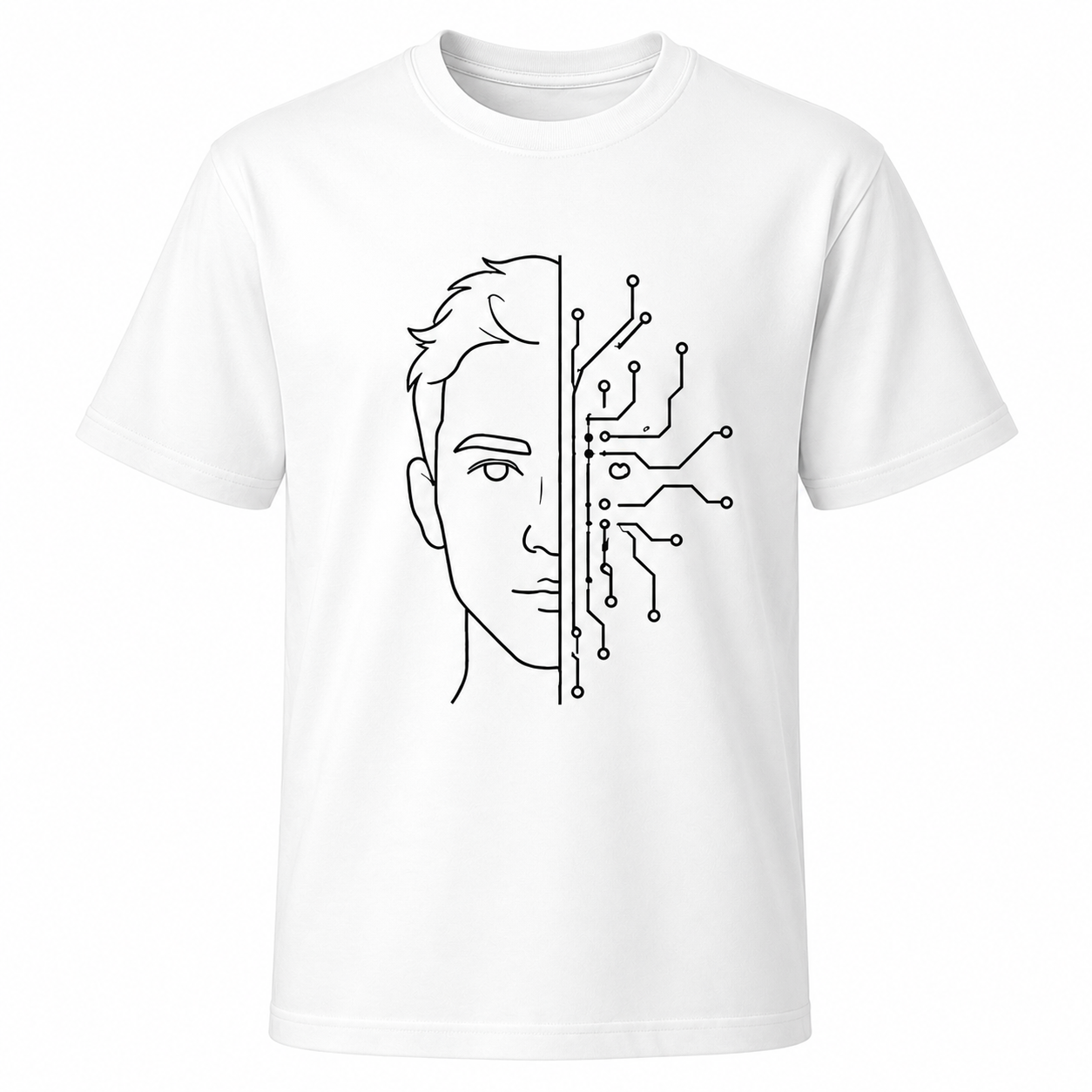Digital God Cotton T Shirt