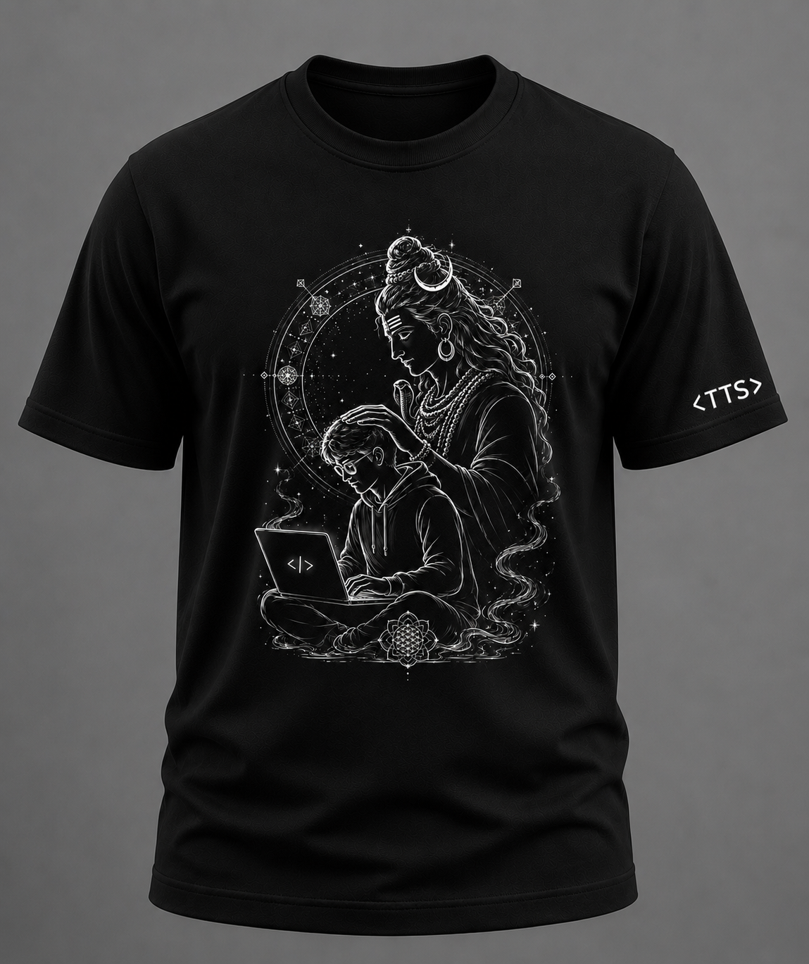 Shiva Blessing Cotton T Shirt