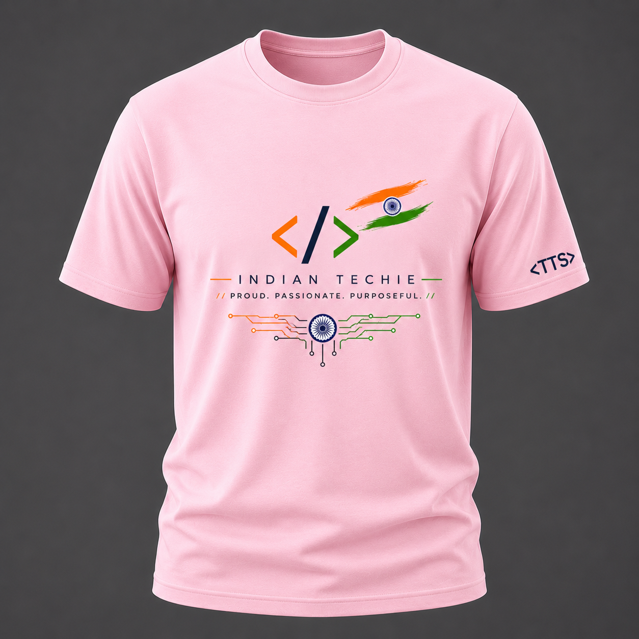 Indian Techie Cotton T Shirt