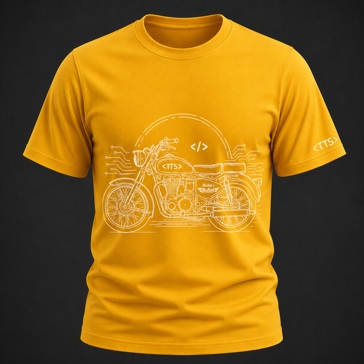 Techie’s Bullet Cotton T Shirt
