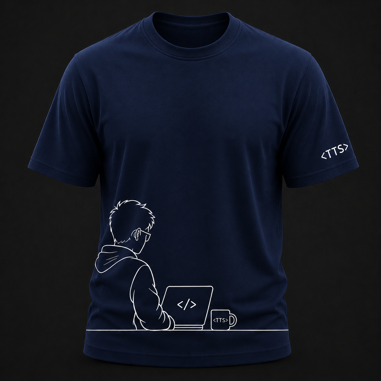 Techie Man Cotton T Shirt