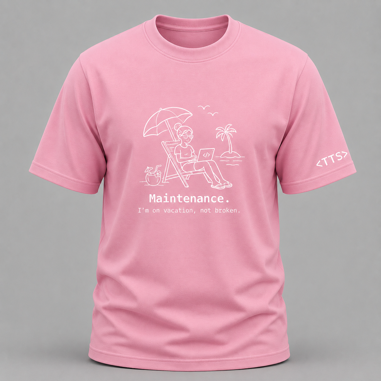 Maintenance Mode Woman Cotton T Shirt