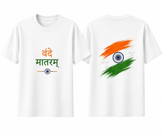 Vande Mataram Dual Graphics T Shirt