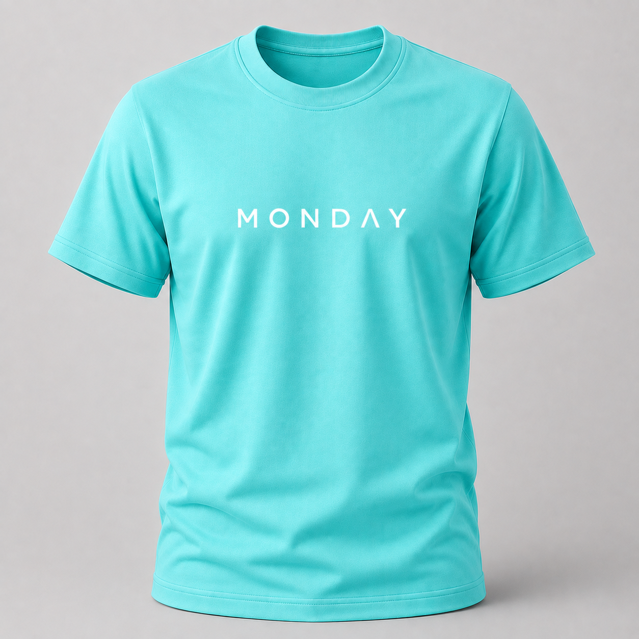 Monday Typography Cotton T Shirt