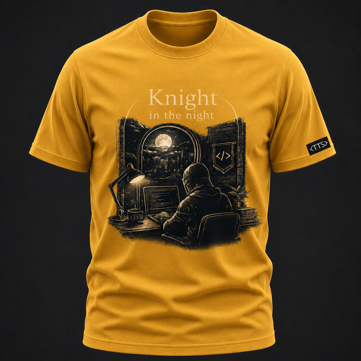 Knight In The Night Cotton T Shirt