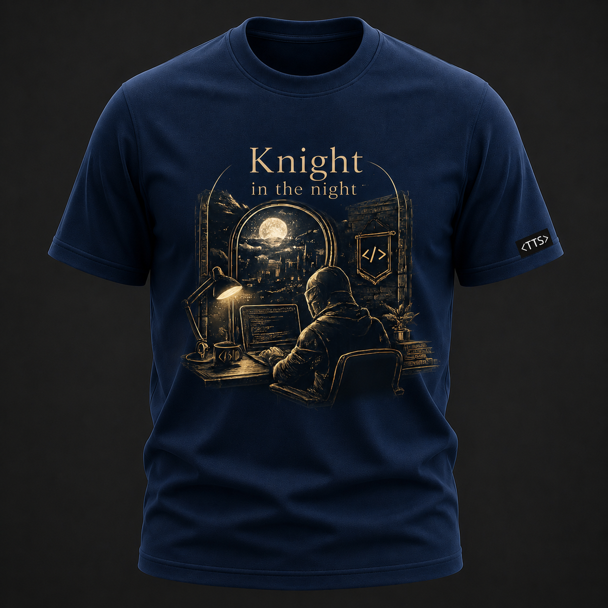 Knight In The Night Cotton T Shirt
