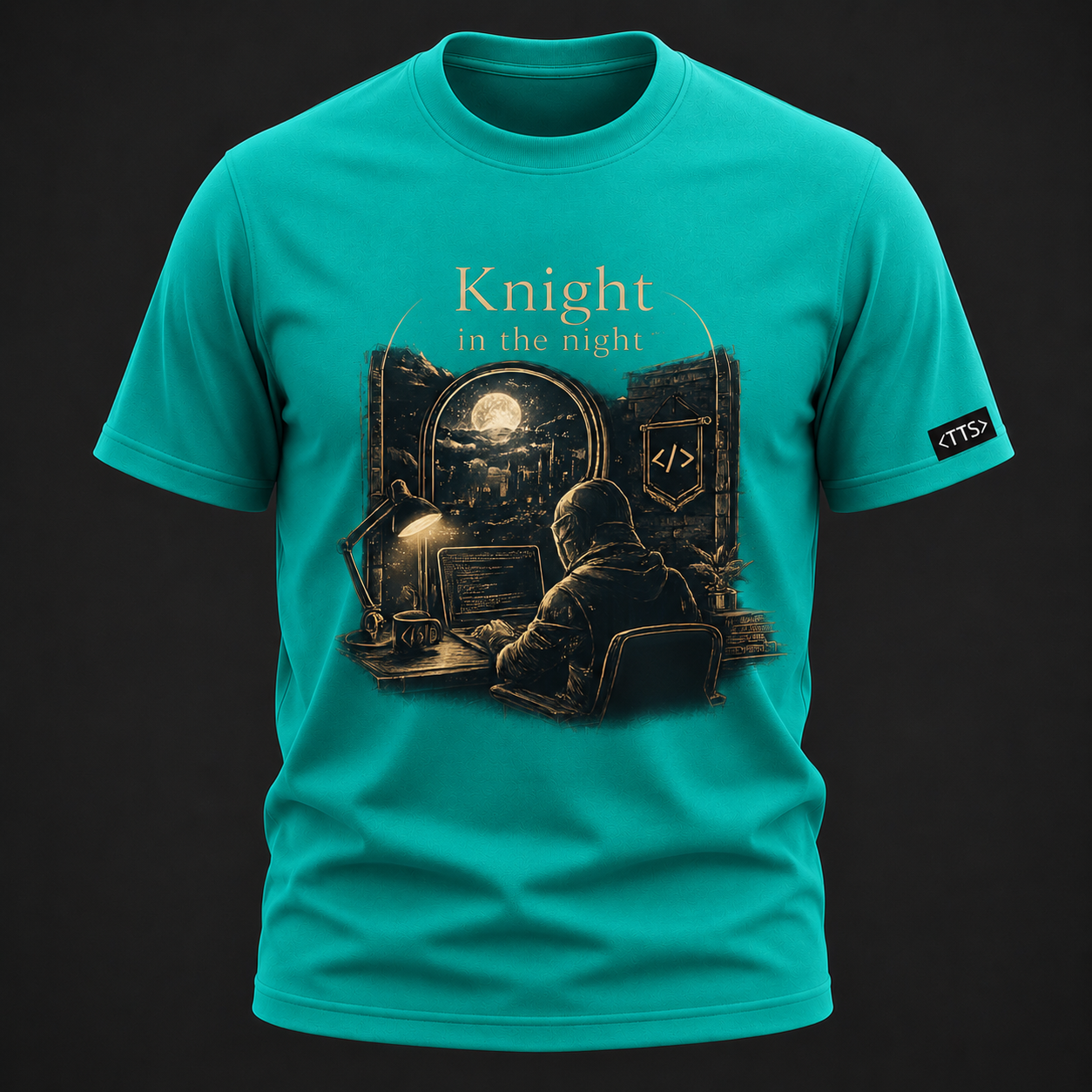 Knight In The Night Cotton T Shirt
