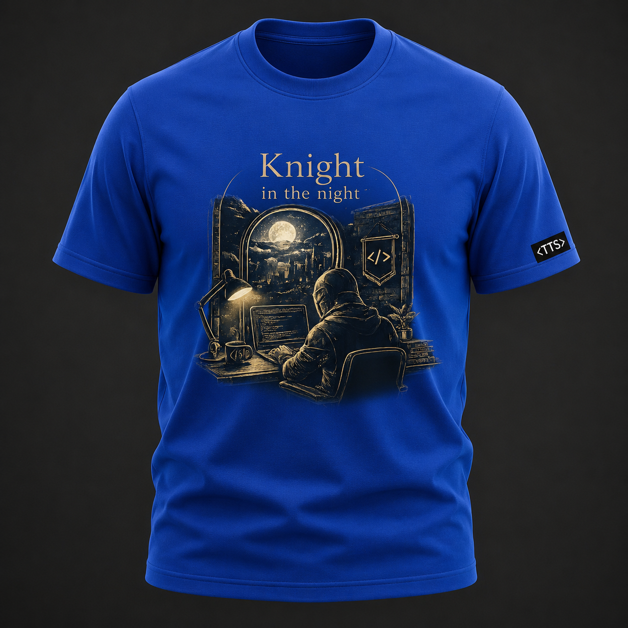Knight In The Night Cotton T Shirt