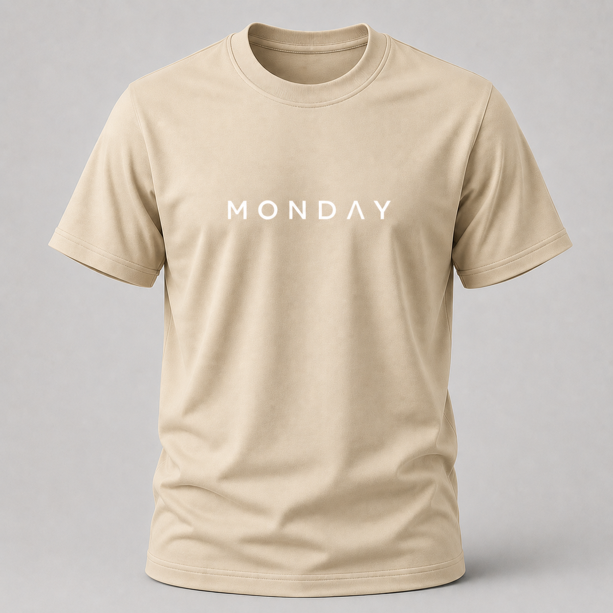 Monday Typography Cotton T Shirt